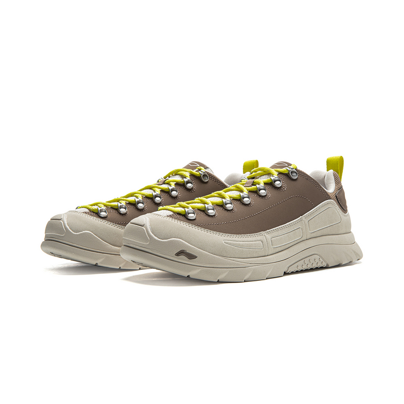 LiNing Cushioning, Slip Resistant, Abrasion Resistant, Lightweight, Rebound Low top Outdoor Shoes Unisex Taupe Gray купить в интернет-магазине Yoocart с быстрой доставкой по России.