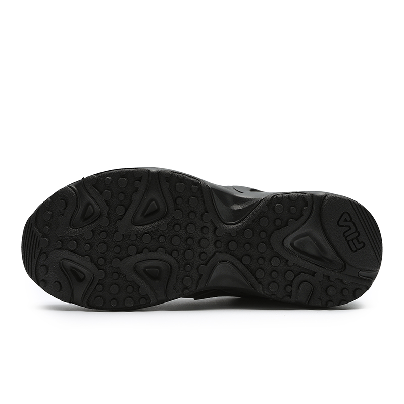 FILA Tracer Wear-Resistant Low-Top Running Shoes Women's Black