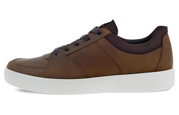 Ecco Slip Resistant Low Top Skateboard Shoes Men's Brown
