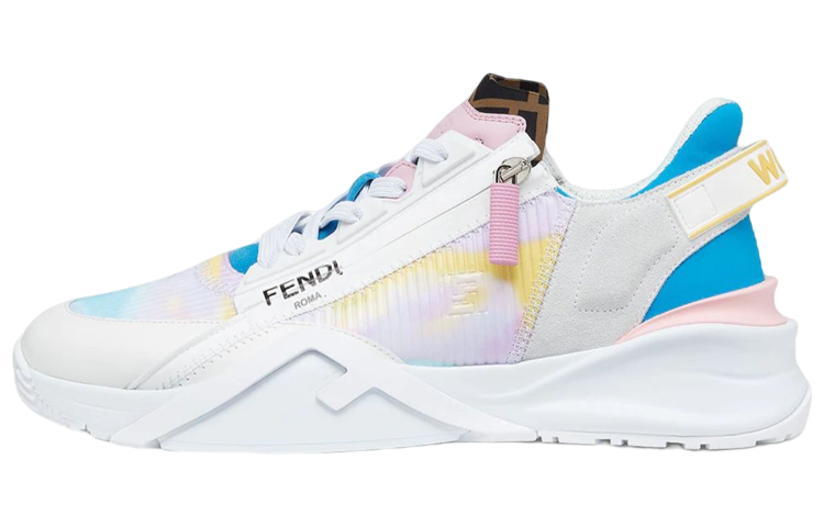 FENDI Flow Low Top White Light Blue