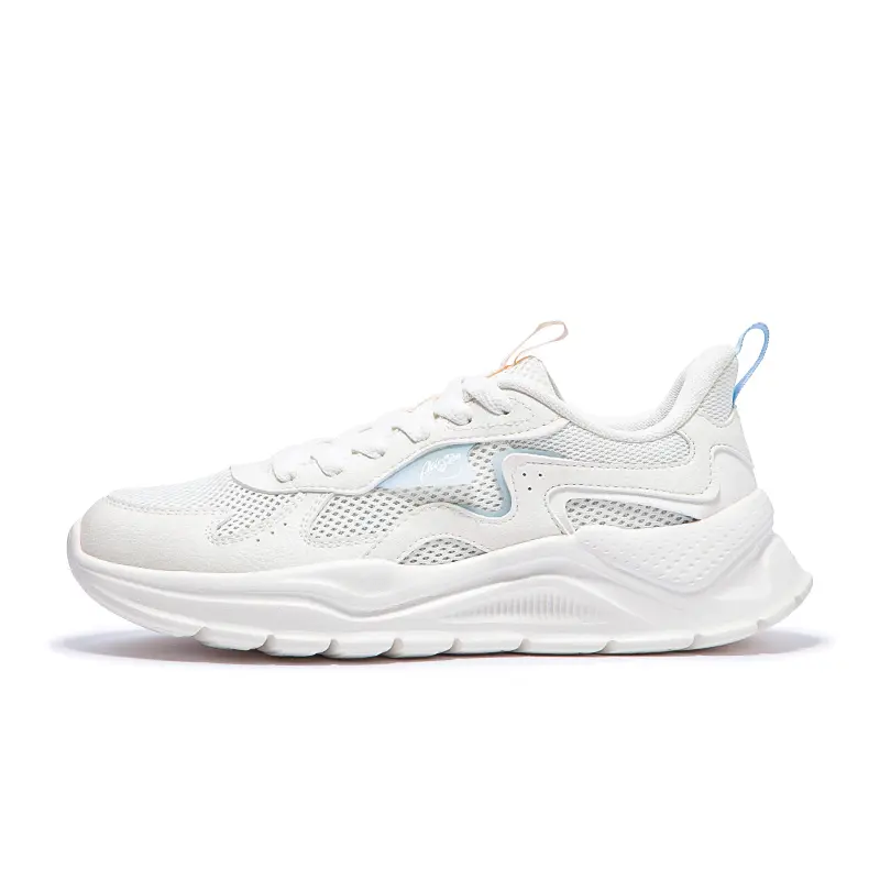 361° Slip Resistant, Breathable, Lightweight Low Top Casual Shoes Women's Feather White Glacier Blue