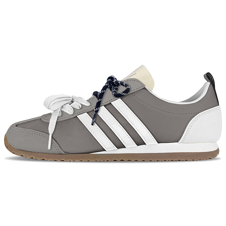 Adidas Neo VS JOG 2.0 Anti-Slip Wear-Resistant Low-Top Casual Shoes Unisex Gray White