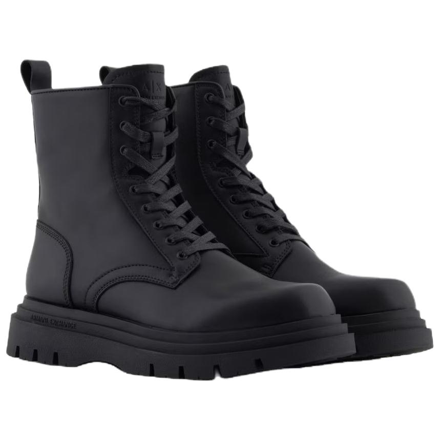 ARMANI EXCHANGEAE Short Martin Boot 4.4cm Men's Black