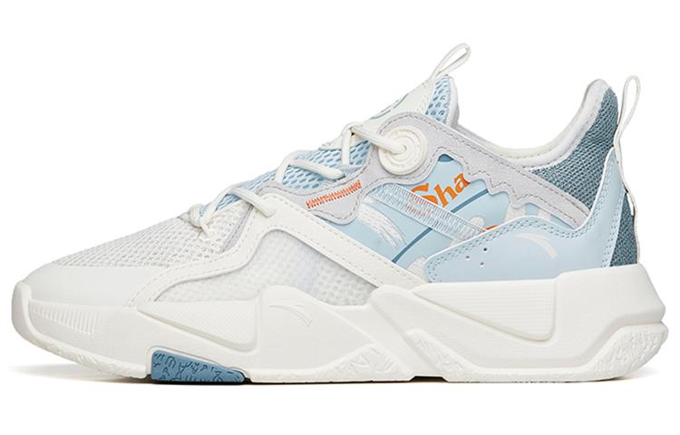 ANTA Life Collection Casual Shoes Men Low-Top Ivory White/Illusion Blue/Wall Gray