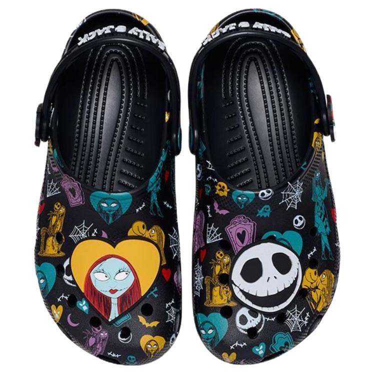 Christmas Night Nightmare x Crocs Classic Clogs Women's Black купить в интернет-магазине Yoocart с быстрой доставкой по России.