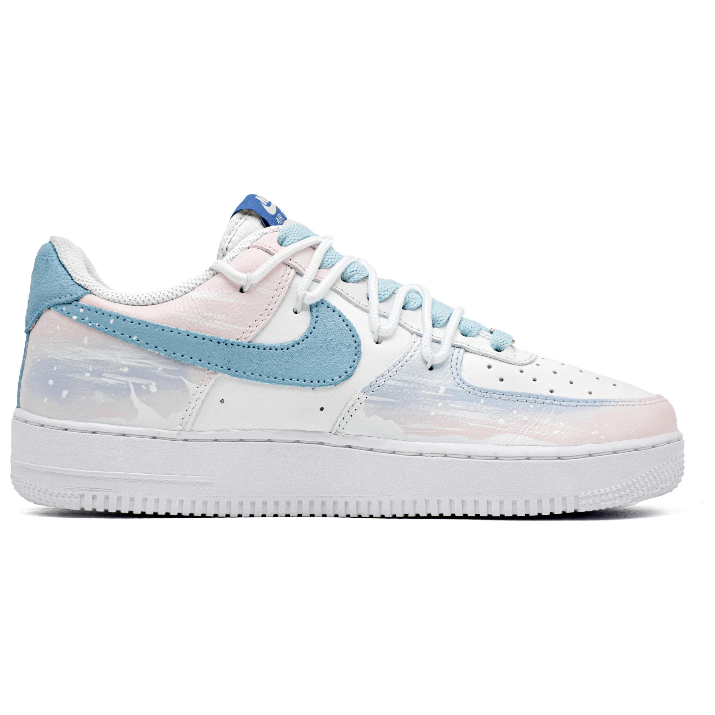 Nike Air Force 1 Abrasion Resistant Height Increasing Low top Skateboard Shoes Unisex
