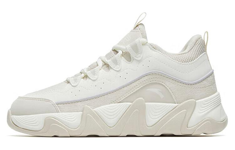 Anta Backwave 2.0 Cushioning Anti-Slip And Wear-Resistant Mid-Top Sports Casual Shoes Women's Muddy Sandy Gray
