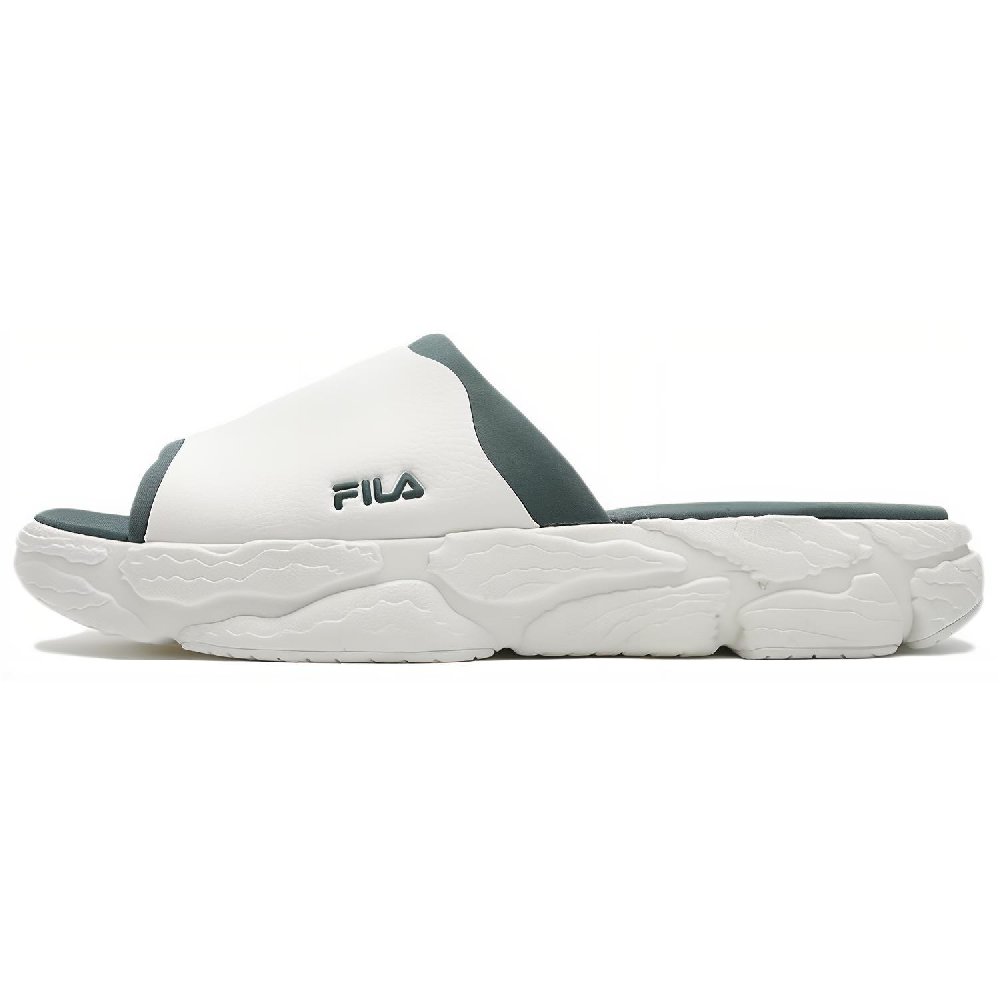 FILA Fern Antibacterial Slide Slippers Men's White