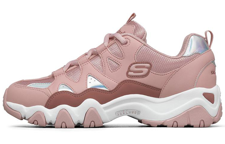 Skechers D Lites 2.0 Low Top Running Shoes Pink Women's
