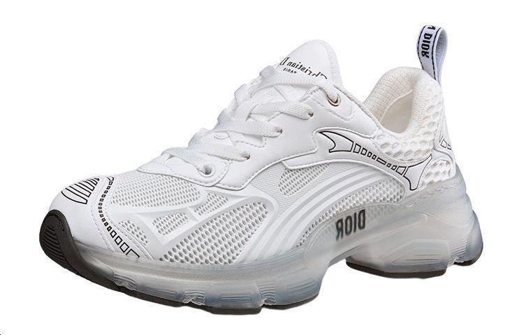 DIOR Vibe Monogram Low Top Casual Shoes Women's White купить в интернет-магазине Yoocart с быстрой доставкой по России.