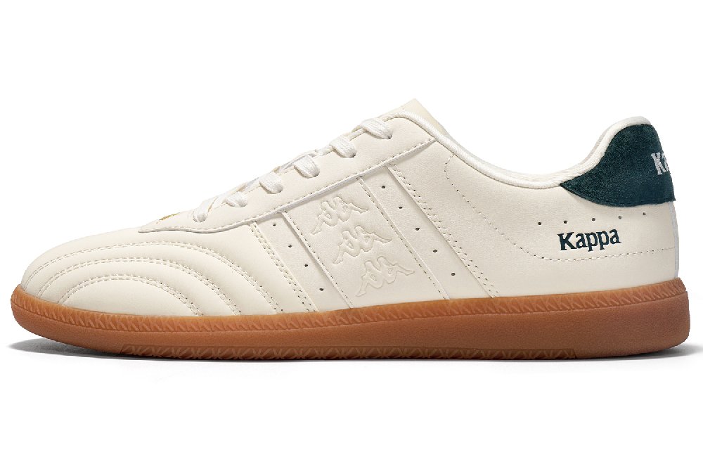 Kappa Back to Back Anti Slip Wear Resistant Low Top Skateboard Shoes Unisex Classic White