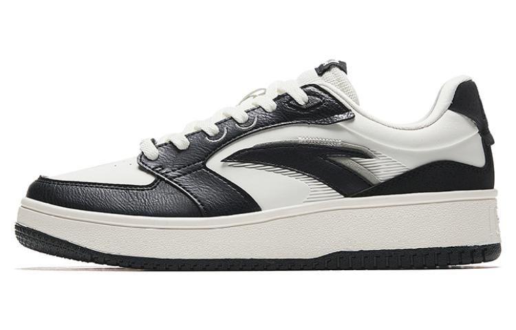 Anta Anti-Slip Wear-Resistant Low-Top Skateboard Shoes Women's Black White