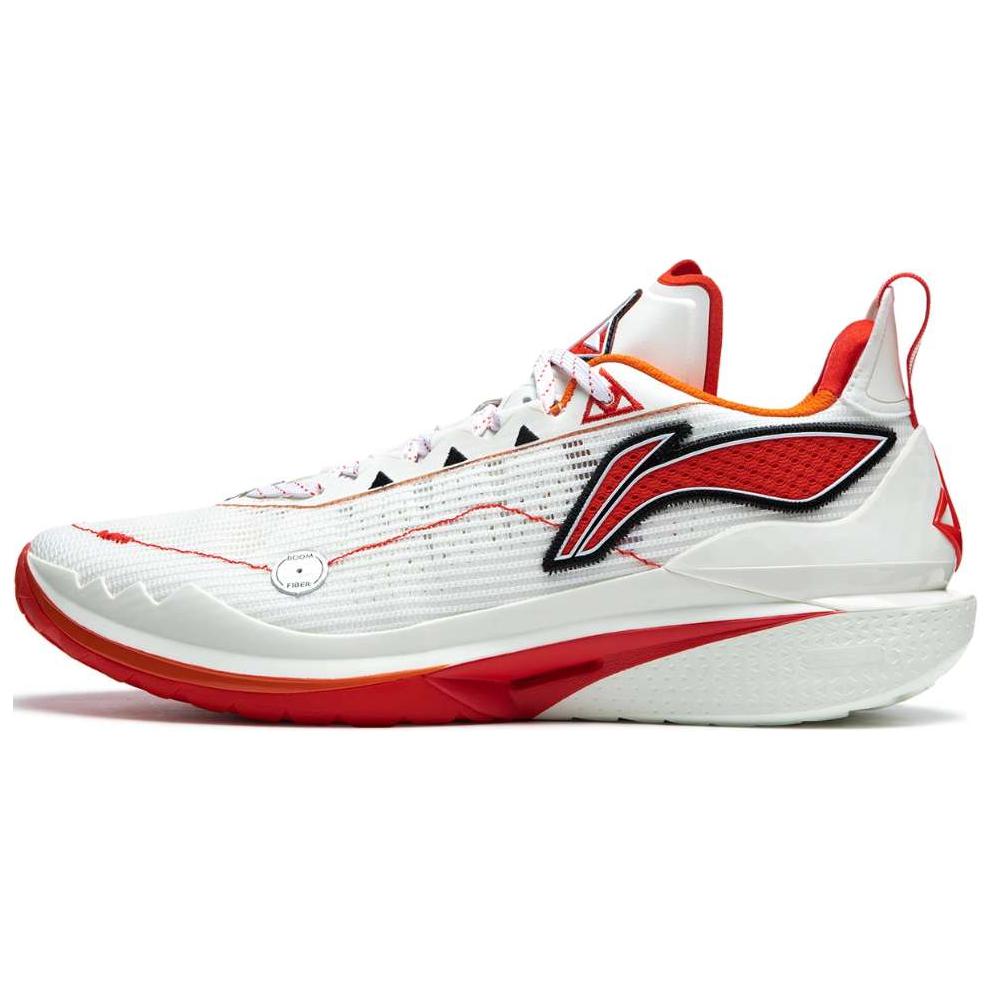 LiNing Jimmy Butler JB 2'Retro Jersey' Cushioned Slip-Resistant Low-Top Basketball Shoes Men's White Red