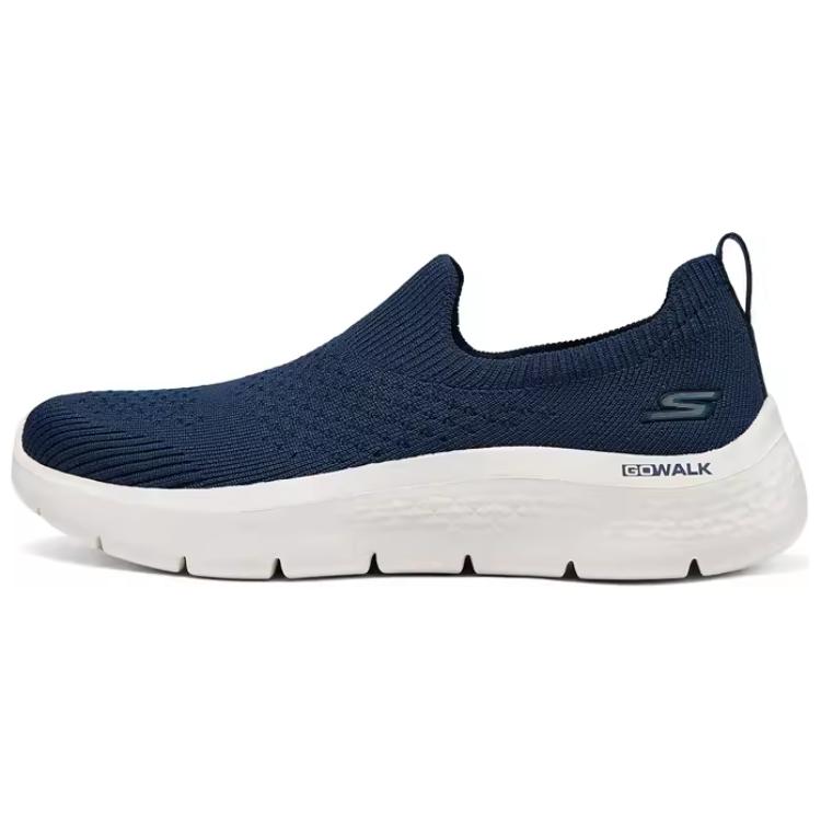 Skechers Women's GO WALK Breathable And Lightweight Low Top Casual Shoes Women's Blue White