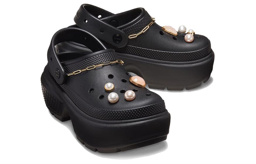 Crocs Clogs 5.5cm Women's Black