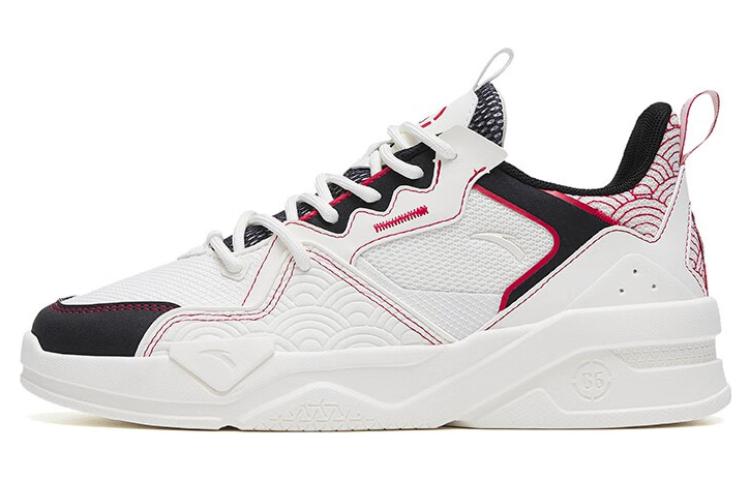 Anta G6 Soup Cushioning Anti-Slip And Wear-Resistant Low-Top Sports Casual Shoes Women's White Black Red