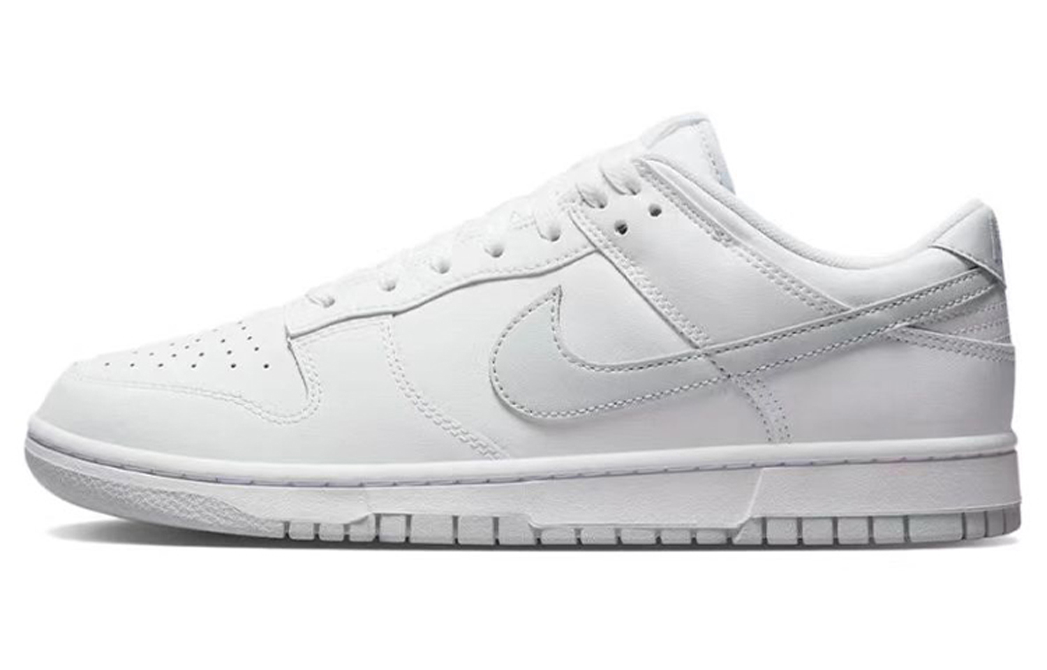 Nike Dunk Low 'Pure Platinum' EIGHT% Slip-Resistant Cushioning Low-Top Skateboard Shoes Men's Gray White купить в интернет-магазине Yoocart с быстрой доставкой по России.