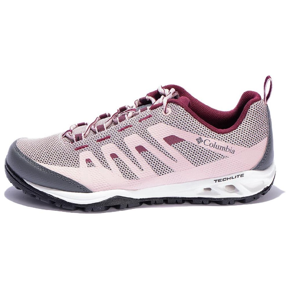 Columbia Vapor Vent Shock Absorbers With Slip Resistant Features Low Top Hiking Shoes Women's Pink