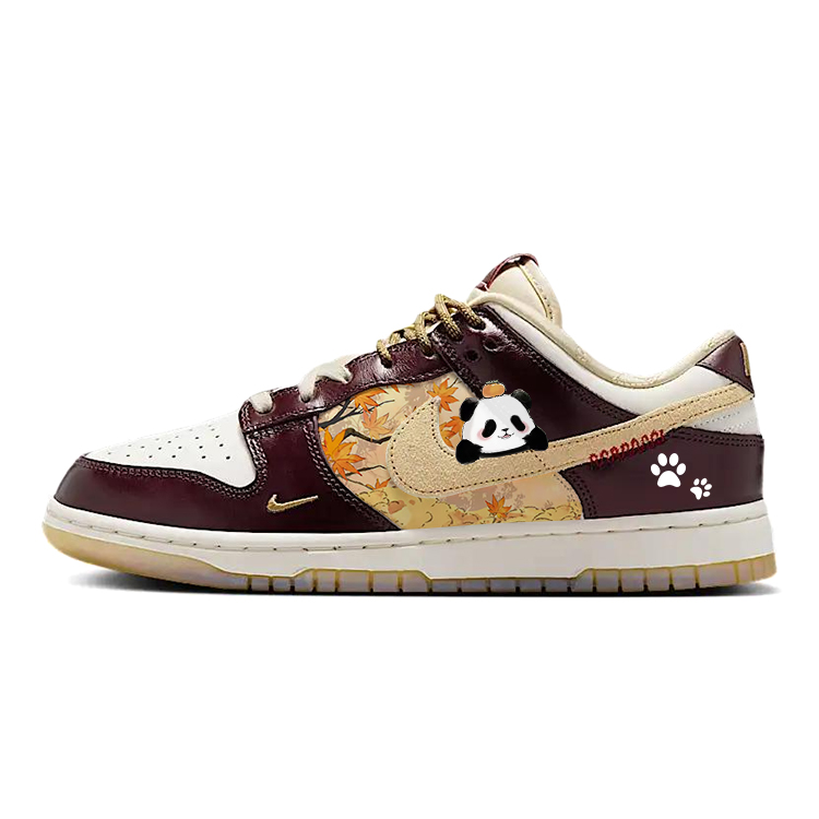 Nike Dunk Slip Resistant, Abrasion Resistant, Lightweight Low Top Skateboard Shoes Women's Brown