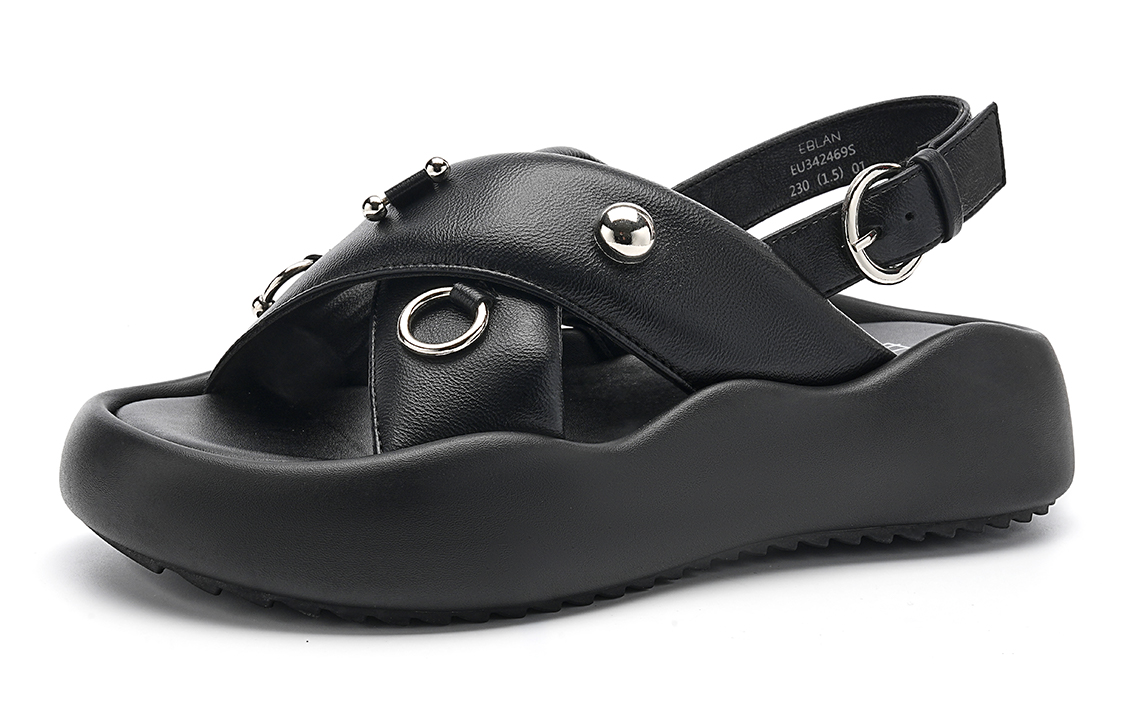 EBLAN Beach Sandals Women's Black купить в интернет-магазине Yoocart с быстрой доставкой по России.