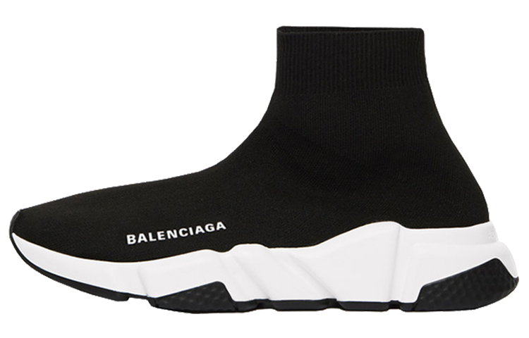 Balenciaga Speed Sneaker Black White Sole Women's