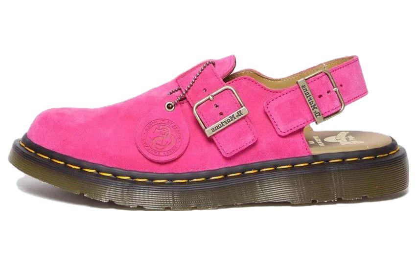 Dr.Martens Slip-Resistant Wrap-toe Slippers Unisex Pink