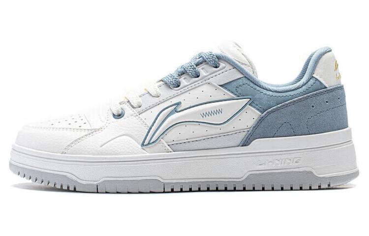 LiNing Tianji 2.0 Cushioning Low top Skateboard Shoes Women's White Blue