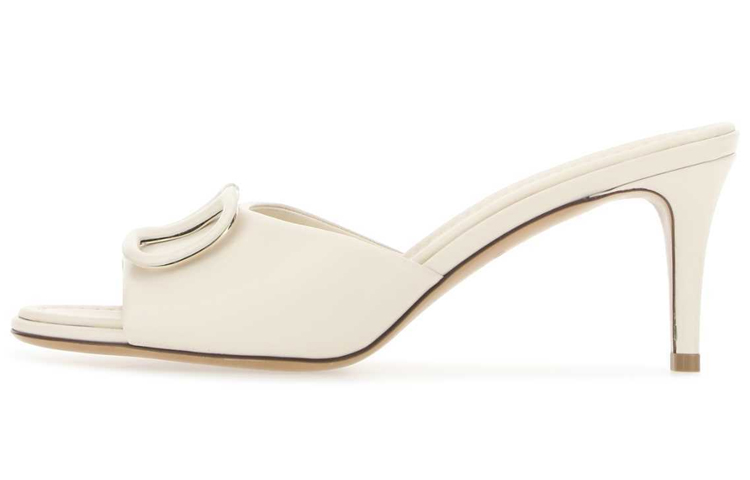 Valentino Odor-Resistant Slide Slippers Women's White