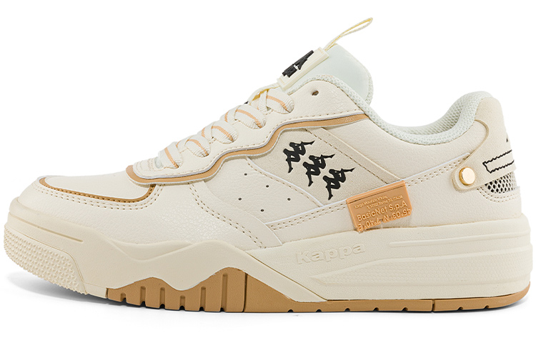 Kappa Low Top Skateboard Shoes Unisex White Brown