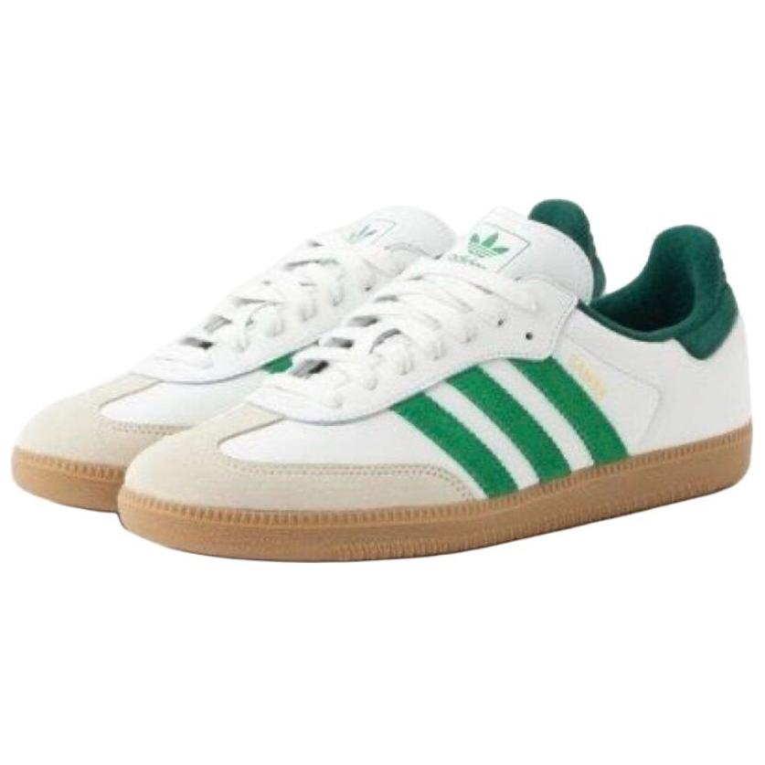 Adidas Samba Og White Green Collegiate Green