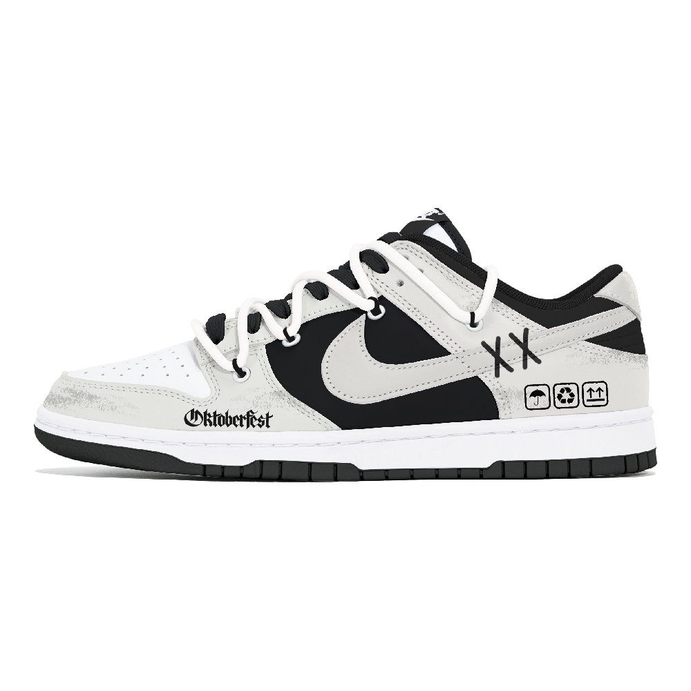 Nike Dunk Joy Lemon Abrasion-Resistant Low-Top Skateboard Shoes Unisex White