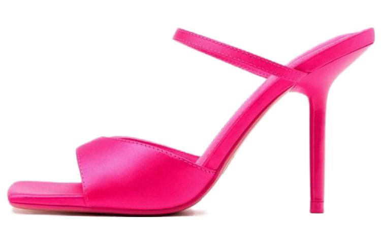ZARA Strap Sandals Women's Peach Pink