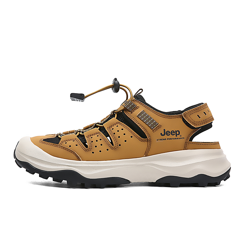 Jeep Breathable River Trekking Shoes Men's Camel