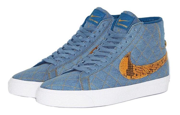 Nike Sb Blazer Mid Qs Supreme Denim купить в интернет-магазине Yoocart с быстрой доставкой по России.