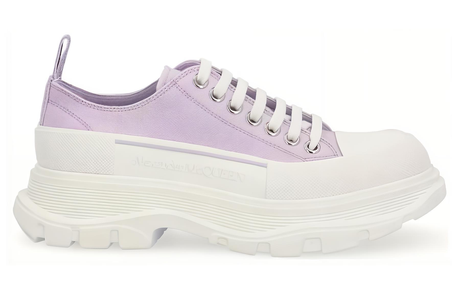 Alexander McQueen Tread Slick Sneakers 'Lilac White' Women's