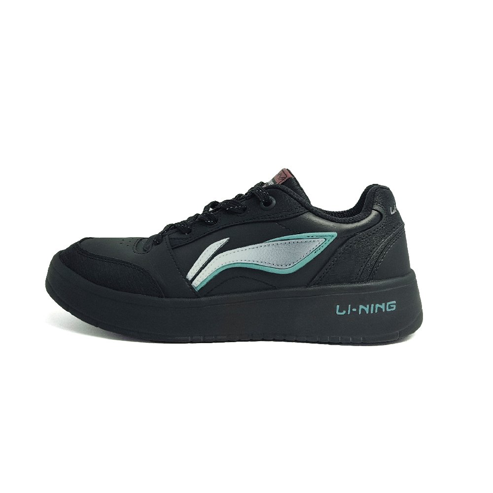 LiNing Yuanbao V3 Slip Resistant, Abrasion Resistant, Breathable Low Top Skateboard Shoes Men's Black