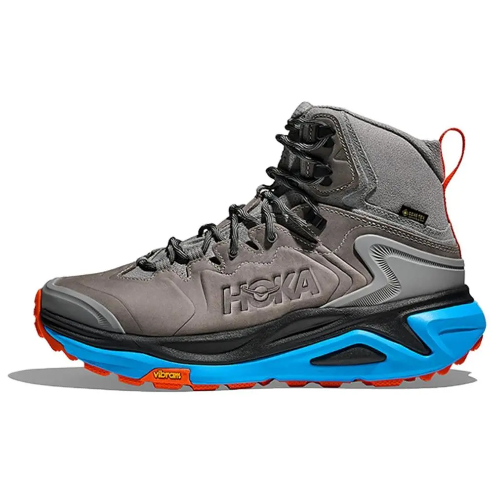 HOKA ONE ONE Kaha 3 Mountaineering & Hiking Shoes Men's Mid top Galaxy Gray