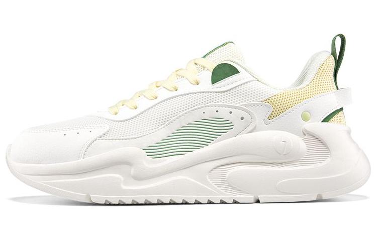 361° Anti-Slip Wear-Resistant Low-Top Casual Shoes Men's White Green
