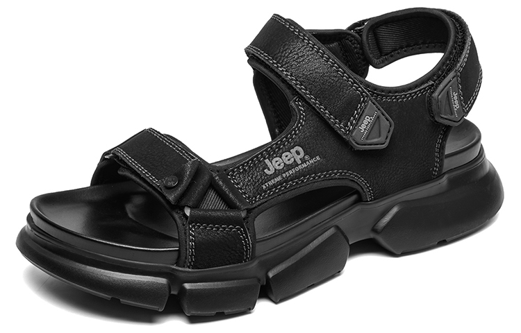 Jeep Beach Sandals Men's Black купить в интернет-магазине Yoocart с быстрой доставкой по России.
