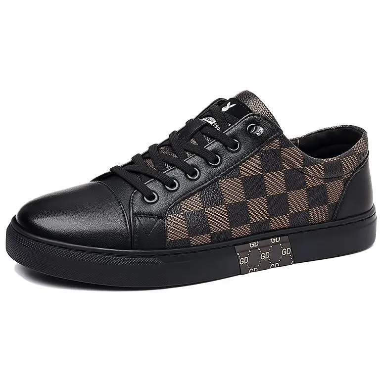Playboy Cushioning Low Top Skateboard Shoes Men's Black