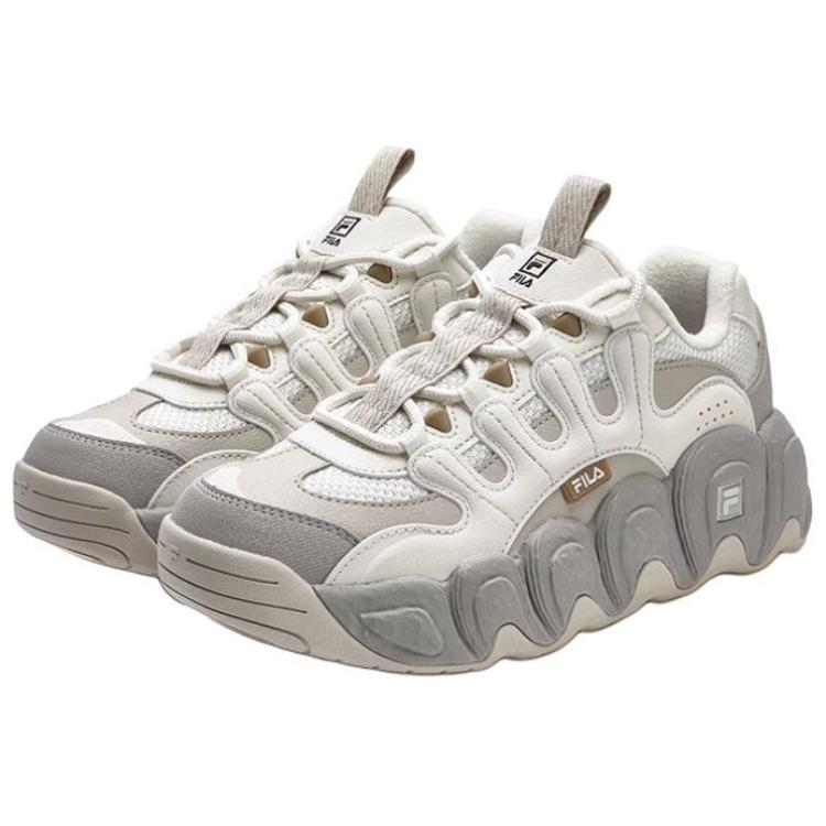 FILA Croissant Anti-Slip Wear-Resistant Low-Top Casual Shoes Women's White