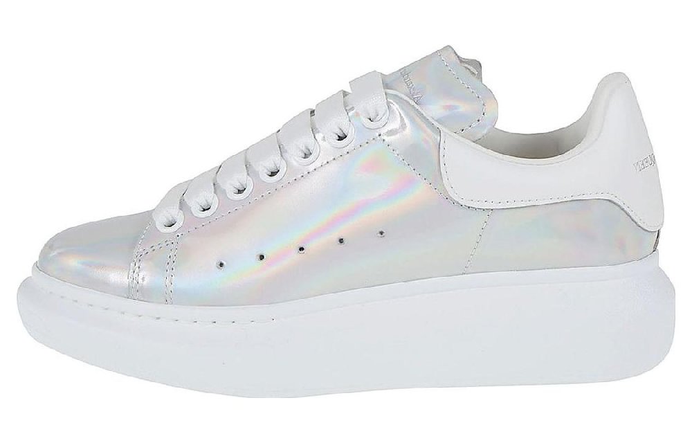 Alexander McQueen Oversized Sneakers 'White Iridescent' Women's