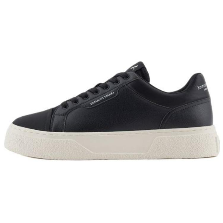 ARMANI EXCHANGEAE Low Top Skateboard Shoes Men's Black