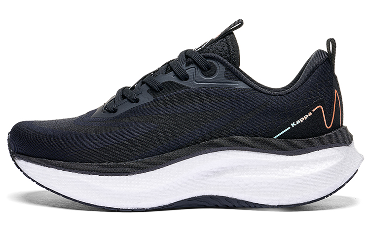 Kappa Low-Top Training Running Shoes Unisex Black