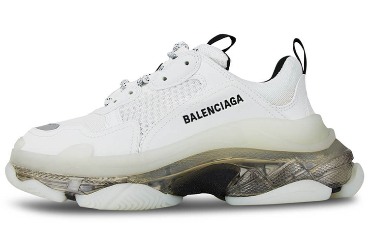 Balenciaga Triple S Sneaker 'Clear Sole White Grey' Women's