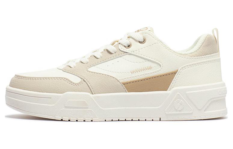 361° Soda 2 Slip-Resistant Cushioning Low-Top Skateboard Shoes Women's Milk White