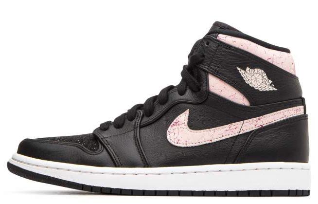 JORDAN 1 Retro High Black Silt Red Women's