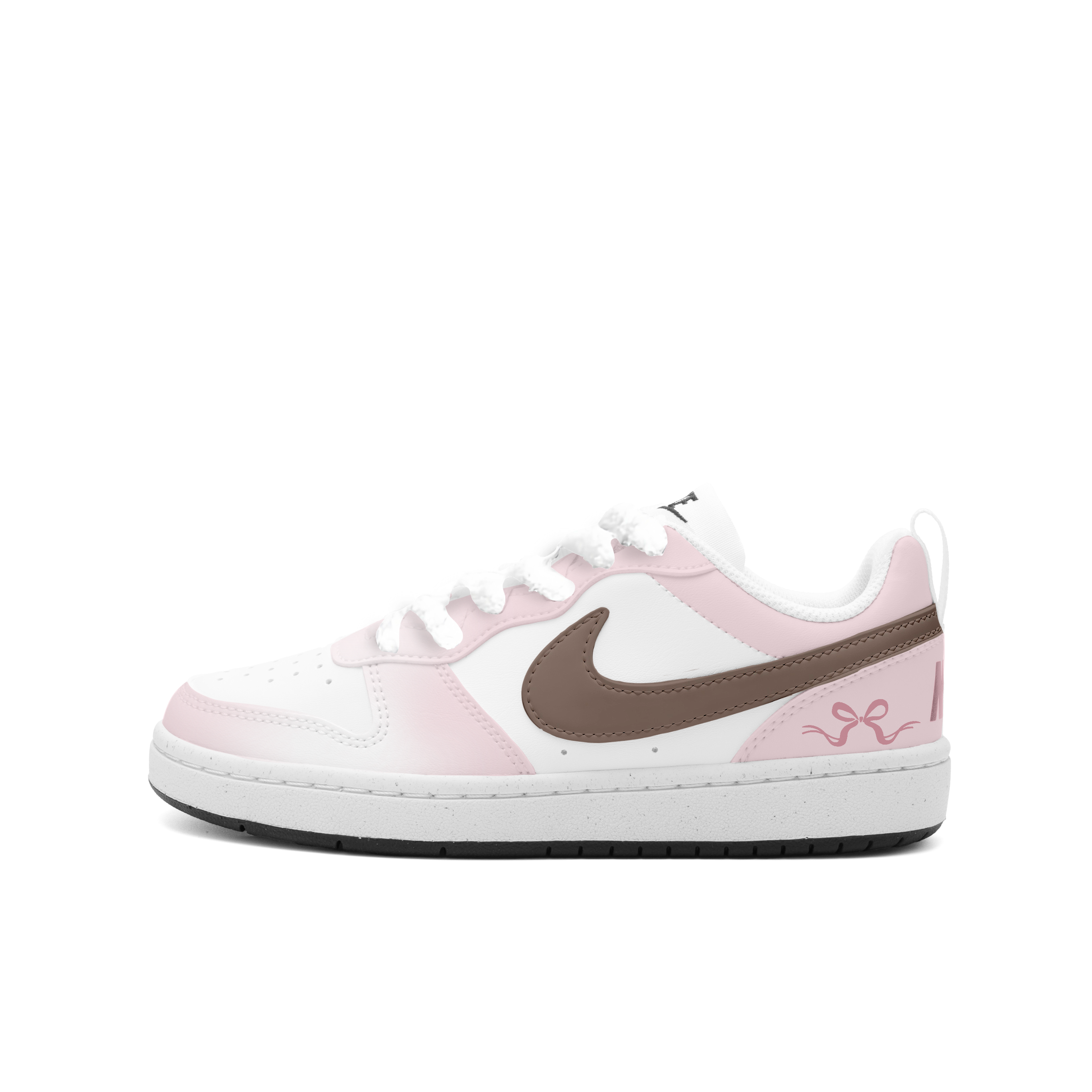 Nike Court Borough GS Slip Resistant Abrasion Resistant Low top Skateboard Shoes, Women's Women's GS