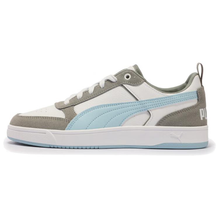 PUMA DRIBBLE Low Top Casual Shoes Unisex Silver Gray White