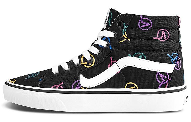Vans SK8 HI Black Unisex 'Black White'